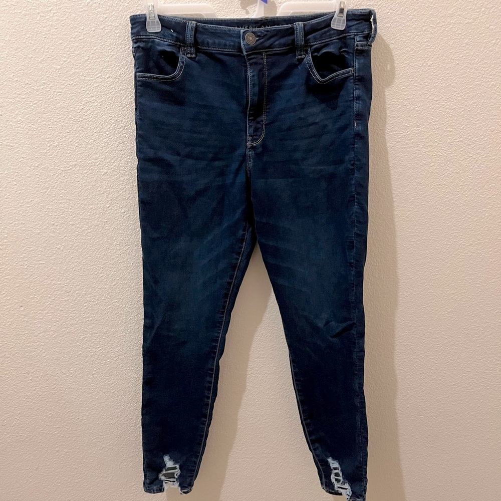 Dark Blue American Eagle 16Long Jeans